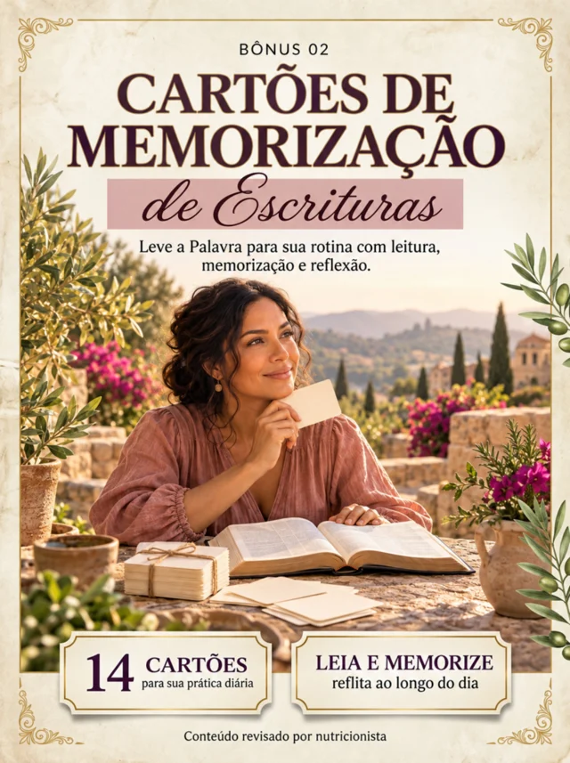 Capa do bônus Cartões de Memorização de Escrituras